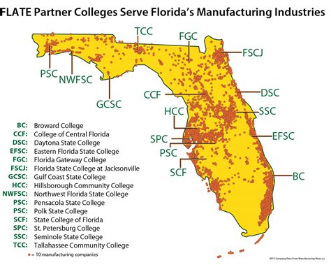 Map of West Coast of Florida